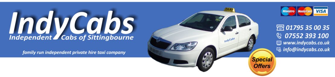 Professional taxi services in Sittingbourne & Sheerness